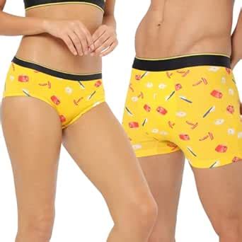 Buy Bummer Printed Valentine Couple Underwear | Micro Modal Fabric ...