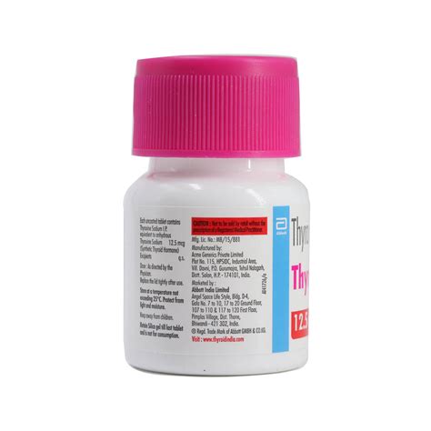 Thyronorm 12.5 mcg Tablet | Uses, Side Effects, Price | Apollo Pharmacy