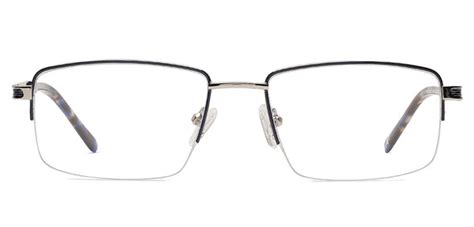 Specsmakers Happster Unisex Eyeglasses Halfframe Rectangle Large 54 Me ...