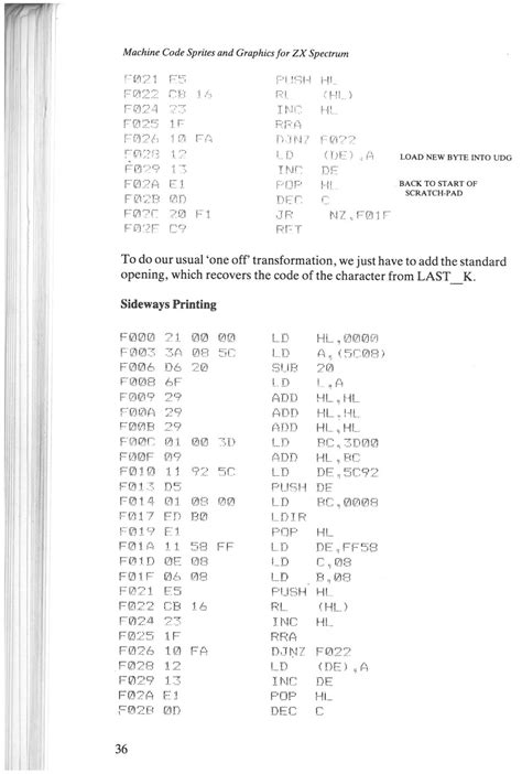 Image result for ZX Spectrum Machine Code