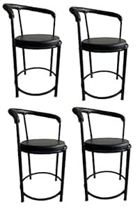PP FURNITURE Stool for Home/Study/Library/Computer with Iron Frame and ...