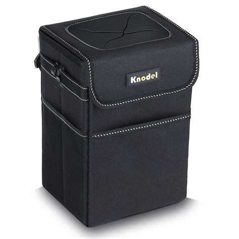 Knodel Car Garbage Bag, Waterproof Car Trash Can with Lid, Auto Garbage Bag Hanging, Leak-Proof ...