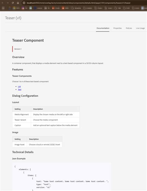 Touch UI Component Dialog Examples | Luca Nerlich - Tech Documentation