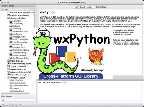Image result for Exemples wxPython GUI
