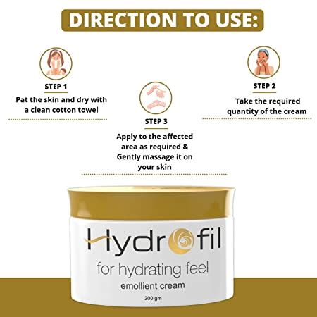 Hydrofil emollient cream 200g | Moisturizing cream | Dermatologist Approved