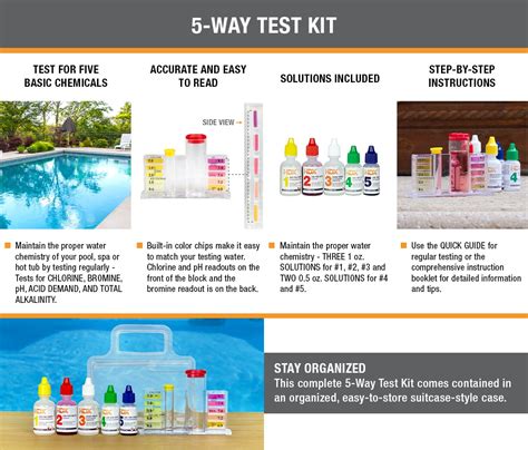 Image result for 5-Way Pool Test Kit