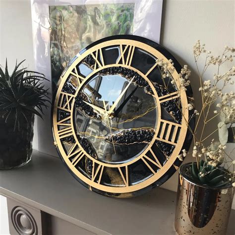 Serenity Premium Resin Wall Clock - Modern Clock for Home Decor ...