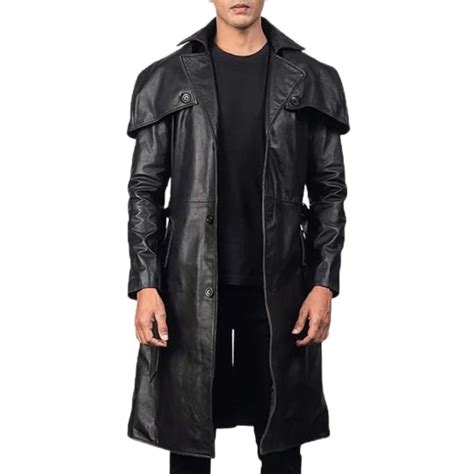 Regal Elegance Men's Leather Coat | High Quality And Affordable