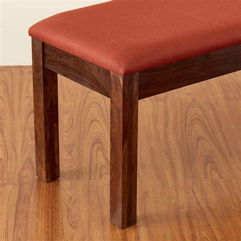 Buy Veda Sheesham Wood Big Dining Bench - Rust from Home Centre at just ...