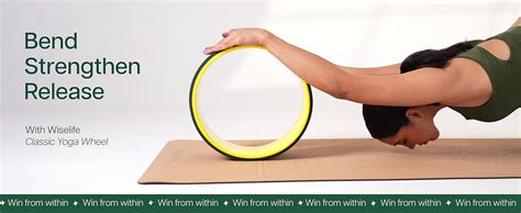 WISELIFE Yoga Wheel For Men & Women | Big Circle Wheel For Abs, Home ...