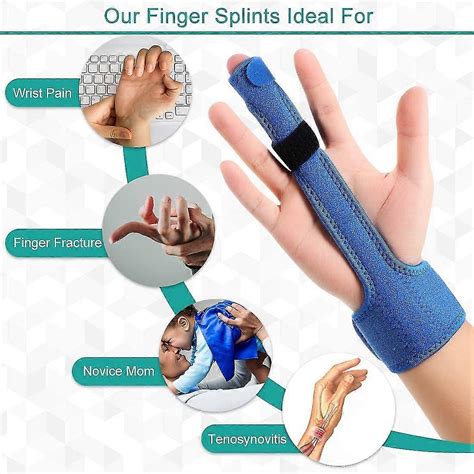 Finger Splint, Finger Correction Splint, Adjustable Trigger Finger Splint, Capsule Tear, Hand ...