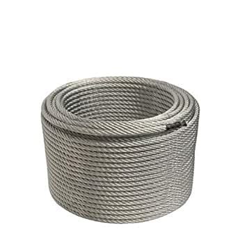 Steel Wire Rope 12mm 6X36 Ungalvanized Fibre core 1960 N/mm2 100 meters ...