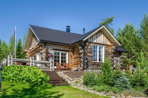 Image result for Small Log Home Design