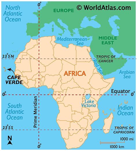 Cape Verde Maps & Facts - World Atlas - country of verdis map