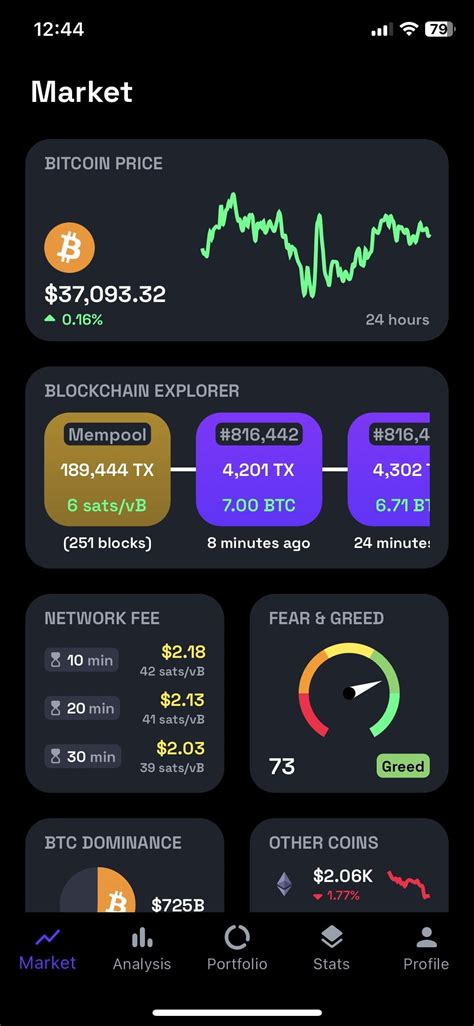 Bitcoin Blockchain App 的图像结果