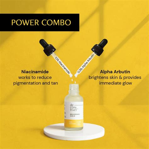 Buy Niacinamide + Alpha Arbutin Serum: Skin Brightening Serum for ...