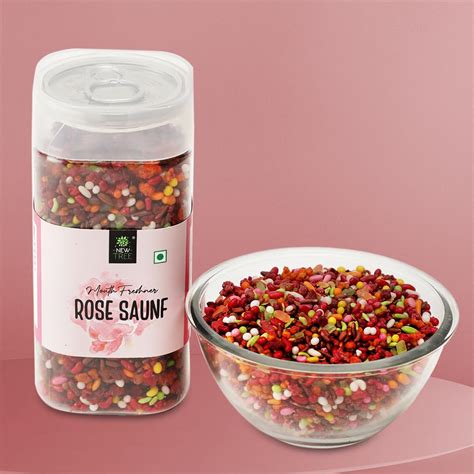 New Tree Mouth Freshner/Mukhwas/After Meal Snacks - Rose Saunf (225 gm ...