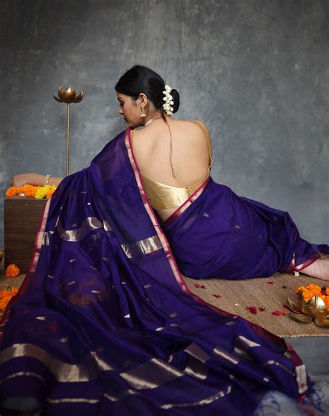 purple Corallite Saree – sawenchi
