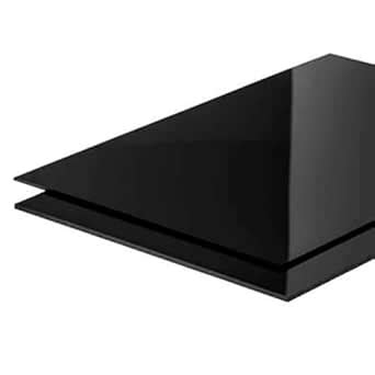 Mahira Black Polypropylene PP Sheet 380x380mm 1mm Thick | Durable ...