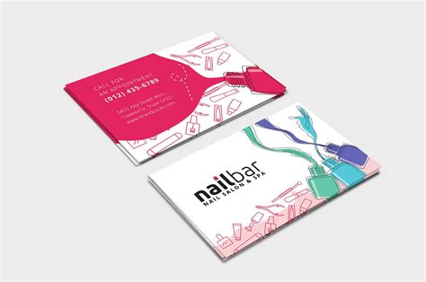 Nail Salon Business Cards 的图像结果