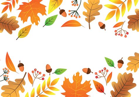 Fall Leaf Border Template
