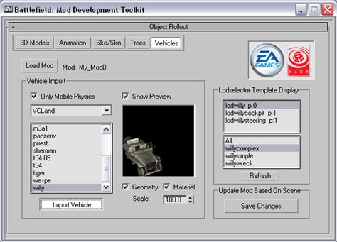 Battlefield Mod Development Tutorials - Editing Vehicles