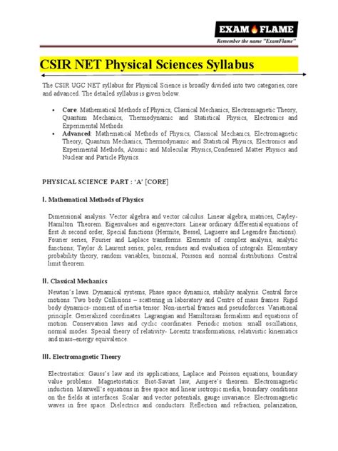 Image result for CSIR Net Physics
