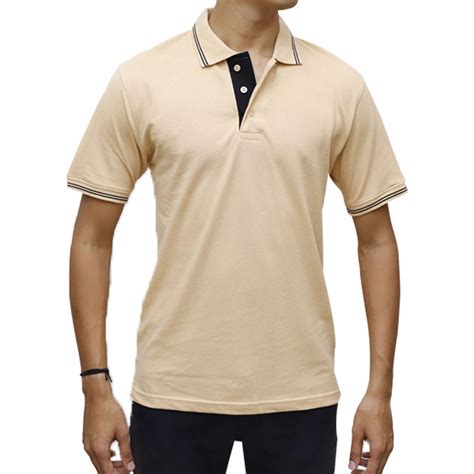 Buy Easyaccess Men Polo Regular Fit Cotton T-Shirt (Beige_6-XXL) at ...