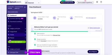 Splashlearn Student Class Code 的图像结果