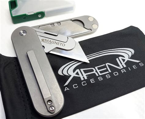 Magneto Razor Titanium EDC Box Cutter Utility Knife-MAGNETO-