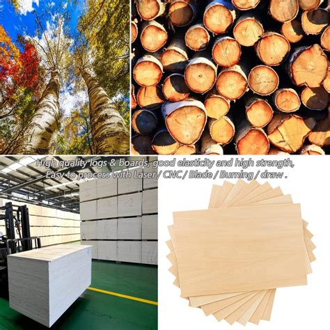 KMRIPYU Unfinished Wood Pieces, Basswood Sheets Plywood India | Ubuy