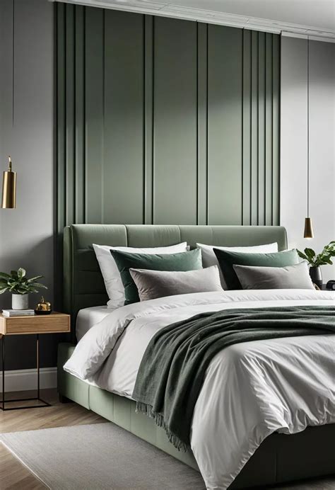 29 Sage Green and Grey Bedroom Ideas: Chic Decor 12 | Bedroom interior, Modern bedroom, Sage ...