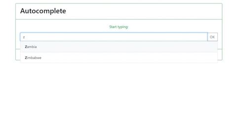 Autocomplete Input 的图像结果