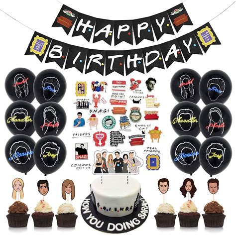 Friends Themed Party Decorations, Friends TV Show Happy Birthday Party ...