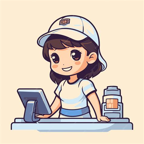 Image result for Cartoon Computer Girl