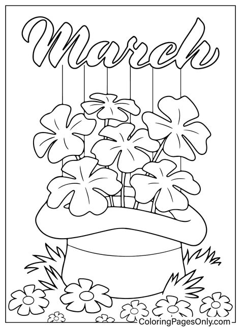 40+ March 2025 Coloring Pages - Free Printable PDF & Online Coloring