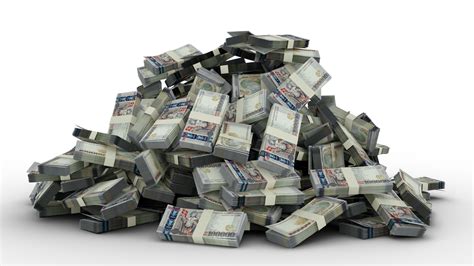 Big pile of 100000 Armenian dram notes a lot of money over transparent ...