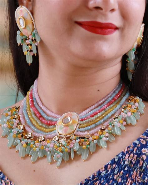 Beads Layered Necklace Set – Forever Jewels India