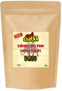 Desi Chatka Calcutta Dry Paan with Lachha Supari Rose Flavor 250 g in a ...