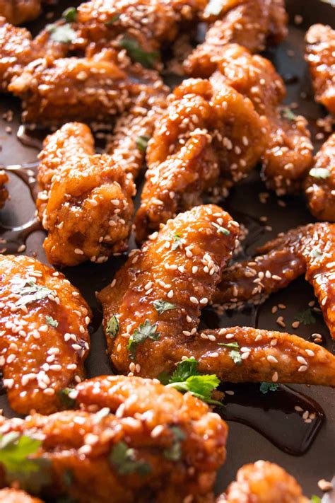 Korean-Style Soy and Honey Garlic Fried Chicken | Foodelicacy