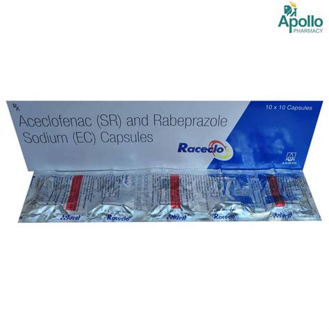 Raceclo Capsule 10's Price, Uses, Side Effects, Composition - Apollo ...