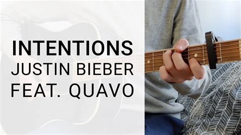 Justin Bieber - Intentions (feat. Quavo) | FAST Guitar Tutorial | EASY ...