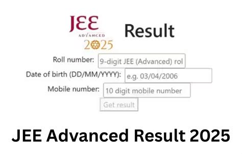 JEE Advanced Result 2025 Out @jeeadv.ac.in, Rajit Gupta Topped by ...
