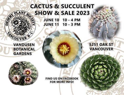 Desert Plant of Society of Vancouver Annual Show & Sale, VanDusen ...