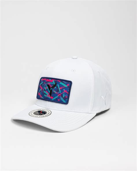 White Golf Hat For Men & Women - 8-Track Hat. Only $24.95. – Yatta Golf