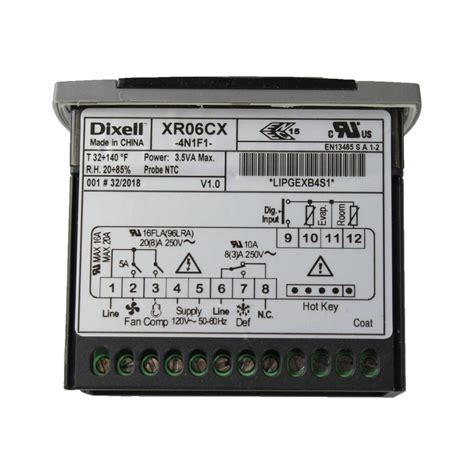 Dixell Freezer Temperature Controller - XR06CX