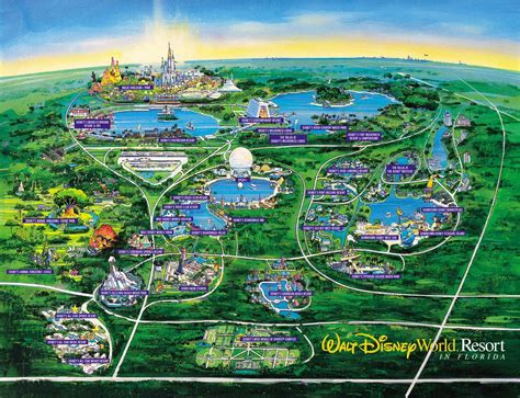 Disney World Hotel Map