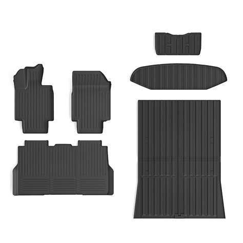 Ikon Motorsports TPE Rear Front Mats + Floor Mats + Truck Bed Mat ...