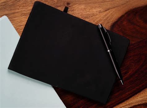 Opulent Black Leather Journal
