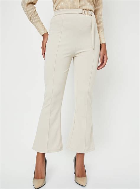 Buy Kalki x Max Women Regular Fit Solid Knit Trousers Online at just Rs ...